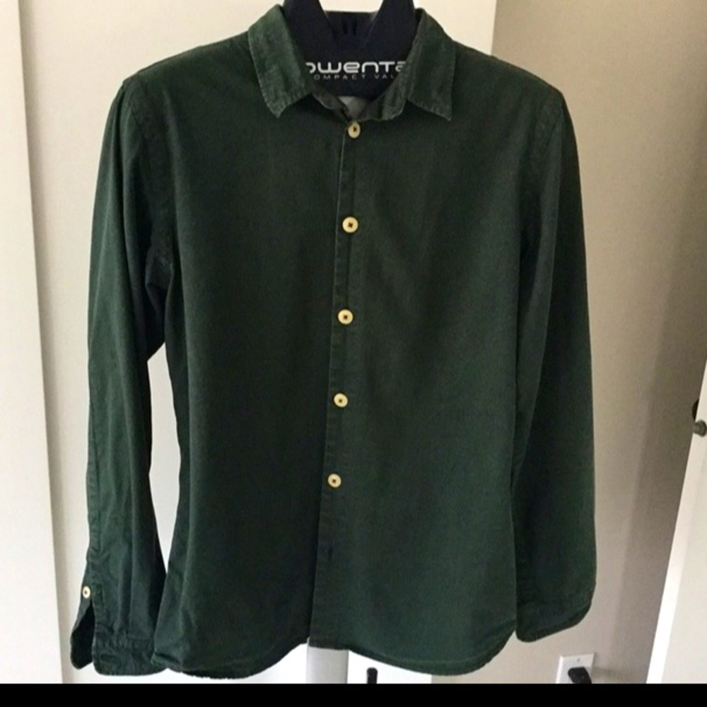 Folk Hush Shirt Deep Green